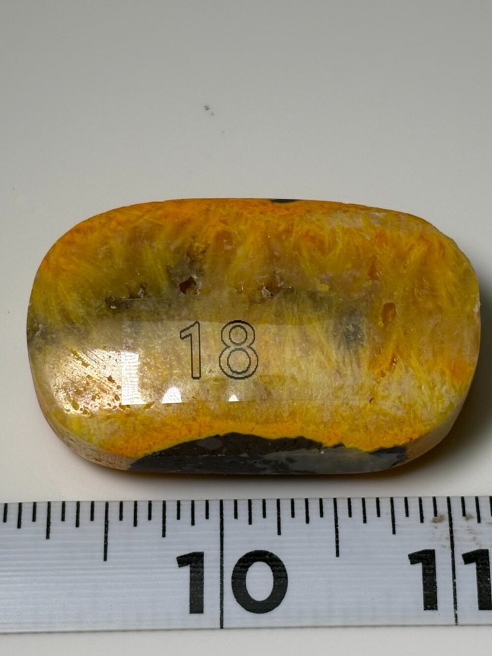 Bumblebee Jasper Polished Freeform Stone #18